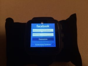 facebook sur Omate TrueSmart