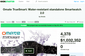Projet KickStarter Omate