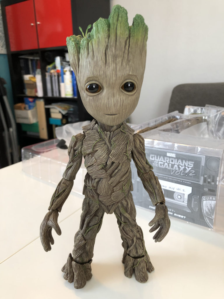 Review Hot Toys Life Size Groot Marvel Swafol Officiel